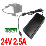 DC 24V 2.5A 코드분리형어댑터 LED조명기기 프린터전원용 호환 직류전원장치 : 대성전자아답터