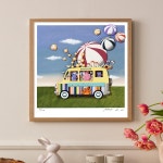 [그림닷컴] 토요일 오후의 피크닉 (20 Editions), 박현웅 Park Hyun Woong 에디션 판화 그림액자 : 그림닷컴