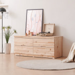 HMD5C 1200 2단 2칸 원목 무도장 삼나무 서랍 : 히트가구