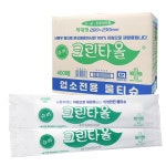 업소용 물티슈 슈퍼 크린타올 400매 식당용 일회용 물수건 식탁 주방 카페 덕용 : 인터샵