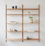 [FRAMA] 프라마 Shelf Library single section H1852/w800 natural oak  시스템 벽선반 : DIVINGHOME