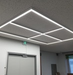 시그마 LED 라인시스템 20W 노출 500MM 다용도 인테리어조명 플리커프리 고효율 : 신원전기조명
