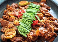 오리 주물럭 불고기 밀키트 양념 오리고기 : G그린마트