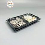 일회용2칸반찬용기 DL-253-2 540세트 : 데일리팩