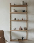 [FRAMA] 프라마 Shelf Library single section H1852/w800 natural oak  시스템 벽선반 : DIVINGHOME