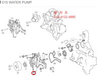벤츠  NEW SLK-CLASS 55 AMG R171 (04년~16년)  워터펌프  KWP (101173) 제품 1132000301 : 원파츠