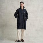 23SS 단톤 WOMENS COTTON LINEN CHAMBRAY TUNIC SHIRTS : 플라이투재팬