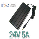 DC 24V 5A 다용도 호환 아답터 코드분리형 플러그 외경 내경(5.5mmX2.5mm) : 대성전자아답터