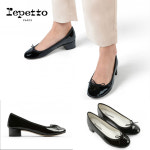 레페토 까미유 플랫 발레리나 슈즈 블랙 : 퐁당Company