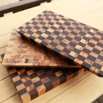 엔드그레인 원목 도마재 원목 도마재료 월넛 캄포 반재 수업용 교육용 실습용 : 우드프렌드