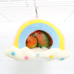 앵무새 포치 구름위 동동 레인보우 침대 모란앵무 새 용품 : 앵무새 장난감 애니버드샵