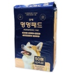 멍멍패드 국내산 실속형 50매 x 4개 (블루포장) : 콩쥐맘