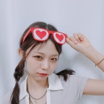 하트뿅뿅 선글라스 안경 인생네컷 소품 학예회 생일파티 : 생활일번지