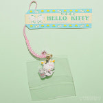 빈티지 키티 스트랩 목장 한정 베이비 젖소 우유 핸드폰줄 키링 비즈 : 선희상점