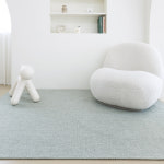 한일카페트 스탠리 먼지없는 워셔블 사이잘룩 여름 거실 식탁 러그 100x150 : 한일카페트