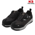 LT-106 케이투 세이프티 4인치 안전화 천연가죽 메쉬원단 다이얼 K2 안전화 블랙 : The Hyun