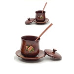 부부가 함께 차마시기 좋은 찻잔2P 뚜껑2P 티스푼2P : 세이호플랜