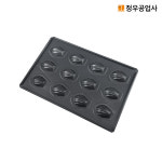 정우 미니 마들렌틀 12구 [홈베이킹,마들렌판,정우공업사] : hanomad