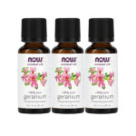 NOW Foods 에센셜 오일 제라늄 1fl oz(30ml) x 3 : 엘로우프리지어2