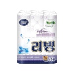 삼정펄프 리빙 데코 대용량 두루마리 화장지 2겹 50m 24롤/팩 : 이지토탈