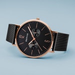 [베링] 14240-166 남성용 클래식 142 블랙/로즈골드 40mm : 마션틴트