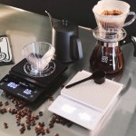 아쿠바 CS-5010 커피 저울 핸드드립 카페 바리스타 전자저울 타이머 : 마이 카페