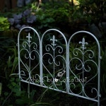 정원 철 울타리 작은 낮은 덩굴 넝쿨 꽃 미니 선반 브라킷 : 하니즈컴퍼니