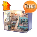 DIY 돌하우스 소년방 내방꾸미기 미니어쳐 만들기 미니어처 인형의집 꾸미기 만들기 장식 : 티티케이몰