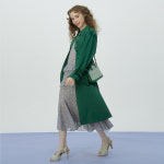 [핑크카티아조] 루즈핏 투웨이 트렌치 코트 큐어 그린 pink katiacho Loose Fit Two-way Trench Coat Cure Green : katiacho