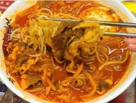 김문재반점 매운 고기 우삼겹 차돌 짬뽕 1인분 : 김문재반점-차돌짬뽕