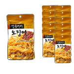 땅콩버터 오징어 18g 12개 : 건미담푸드