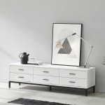 모던 심플 침실 안방 티비다이 TV장 낮은 거실장 1600 튼튼한 : 워니S스토어