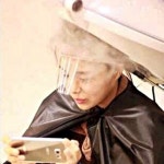 미용실페이스커버 미용실얼굴가리개 안면커버 필름 : 홍이네샵