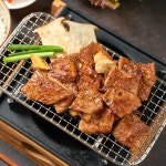 포천이동갈비 양념 포천이동 왕구이(돼지) 두 팩 총 2KG : 진포랑