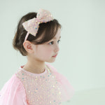 유니엘 아동복 라비앙 키즈 여아 머리띠 헤어밴드 핑크 UNEEL : 유니엘-uneel
