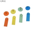 가축 귀 태그 단어 간판 없음 동물 신분증 카드 양 염소 돼지 농장 장비 100 세트 : 아는형님스토어