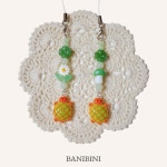 바니비니 거북이빵 행운 키링 데이지꽃 비즈 버섯 카메론빵 메론빵 카메 고리 소다 : banibini