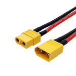 XT60 커넥터 실리콘 케이블 10cm (AWG14) : 주식회사 승원전자