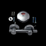 큐비클 잠금쇠 N 201 화장실 사용중 표시 공중화장실 손잡이 문고리 : 문손잡이팜