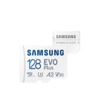삼성 마이크로 SD카드 EVO PLUS 핸드폰 블랙박스 외장 메모리카드 128 GB : 카드라이브