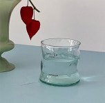 Twisted glass cup 340ml : 본태