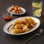 하우스원푸드 델리 한입 츄러스 커스터드 400g 23개입 소시지 300g 미니 냉동추러스 : 홈앤몰