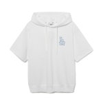 남여공용 베이직 메가로고 오버핏 반팔 후드티 (3AHDB0433)/엠엘비 : 타임빌라스 수원점