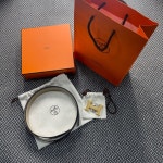 에르메스 H 금장 양면 벨트 32mm H5382 : MILANO J