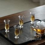 [다도 보이차] 예향원 핸드메이드 크리스탈 머메이드 글라스 찻잔 C-5271 : 예향원