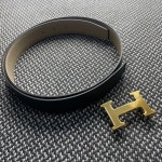 에르메스 H 금장 양면 벨트 32mm H5382 : MILANO J