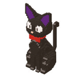 [알꿀밤-나노블럭-마이펫] BU검은 고양이 네로BU : 알꿀밤