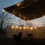 더엘이디 LED 파티라이트 방수 줄조명 테라스 루프탑 감성캠핑 옥상 파티 정원 LED램프 오징어등 : 더엘이디조명