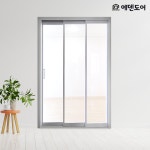 에덴도어 초슬림 도장 투명강화 3연동 중문 시공 설치 아파트 슬라이딩 현관중문 교체 : 에덴도어