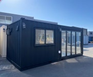 3m x 6m 컨테이너 농막 이동식 주택 숙소 체류형쉼터 콘테이너 폴딩도어 [농막 No.15] : 열린하우징